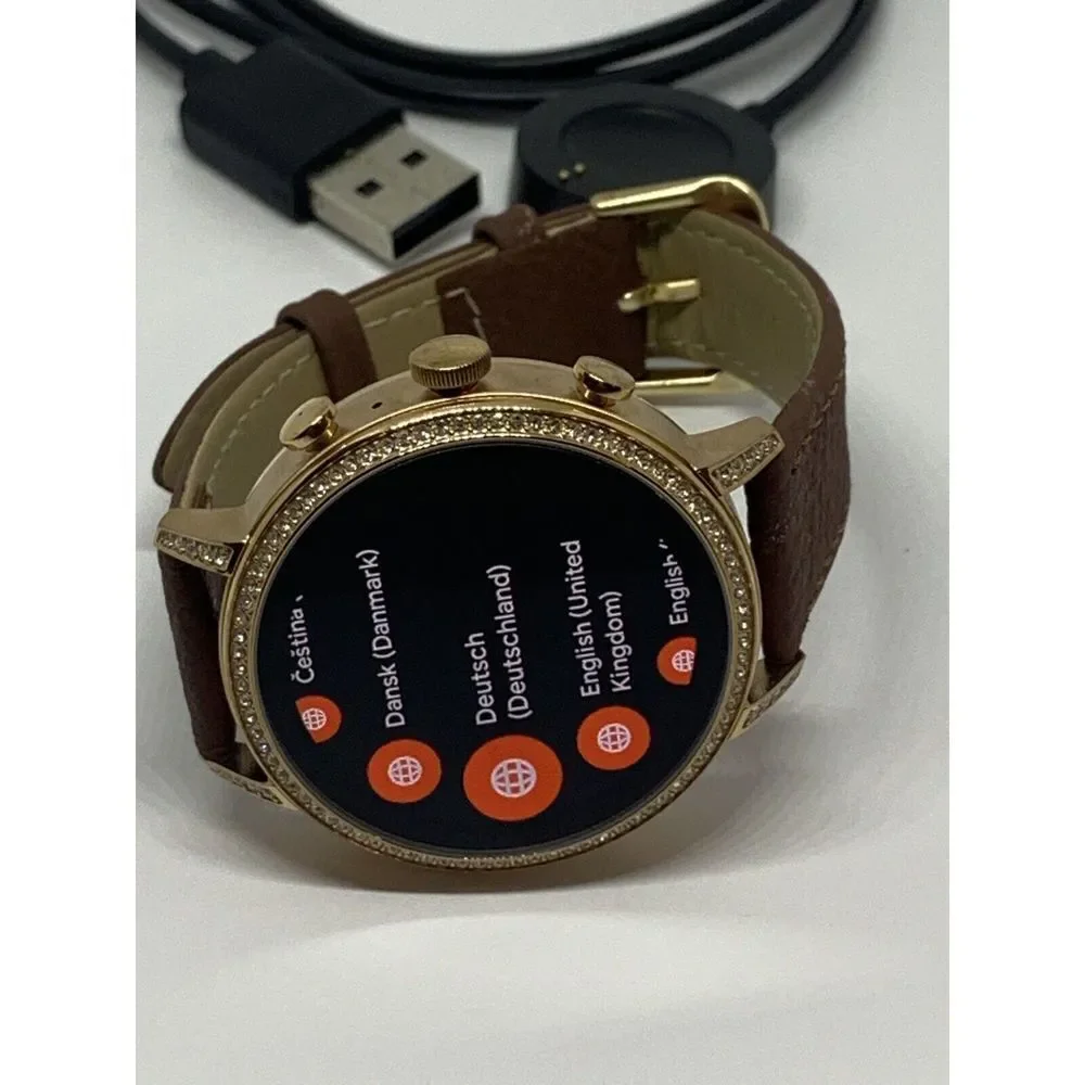 Fossil Gen 4 Authentic Digital Dial Smart Watch Custom Band FTW6011 QT326